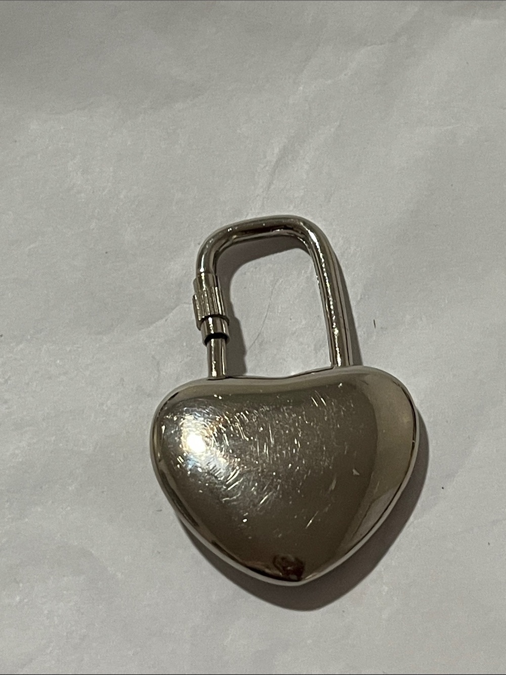 Lexi’s Padlock Keychain,Silver padlock, - Picture 5 of 5